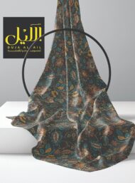 Leaf flower style with blue,orange colors - Image 2