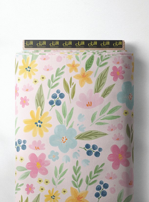 LAI02-0459_1-1.jpg Petal flower style with pink,yellow colors - Image 1