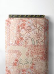 Bloom flower style with pink,orange colors