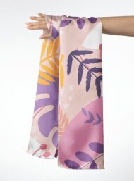 Leaf flower style with purple,yellow colors - Image 3