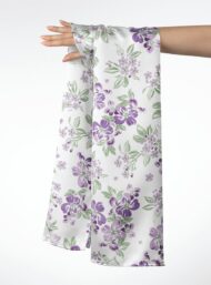 Petal flower style with purple,green colors - Image 3