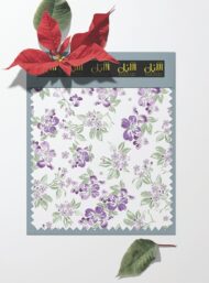 Petal flower style with purple,green colors - Image 6