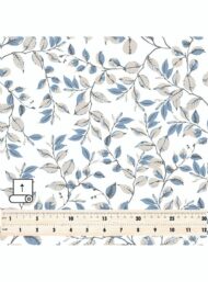 Leaf nature style with blue,white colors - Image 5