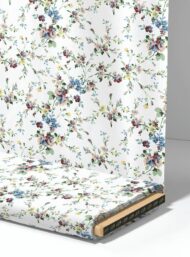 Bloom flower style with blue,pink colors - Image 4