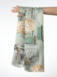 Bloom flower style with green,yellow colors - Image 3