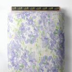 Petal flower style with purple,green colors