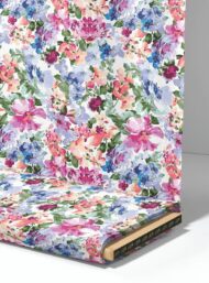 Bloom flower style with pink,purple colors - Image 4