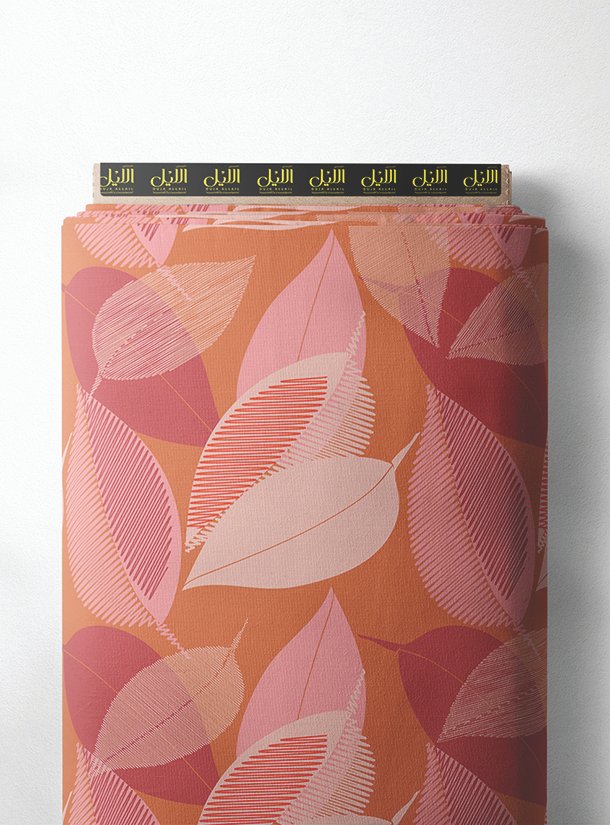 LAI02-0472_1-1.jpg Leaf flower style with pink,red colors - Image 1