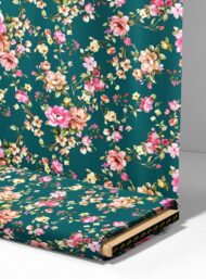 Bloom flower style with pink,green colors - Image 4