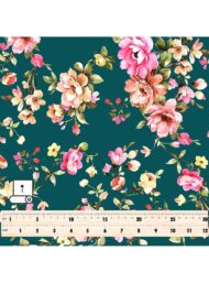 Bloom flower style with pink,green colors - Image 5