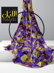 Bloom flower style with purple,yellow colors - Image 2