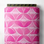 Petal flower style with pink colors