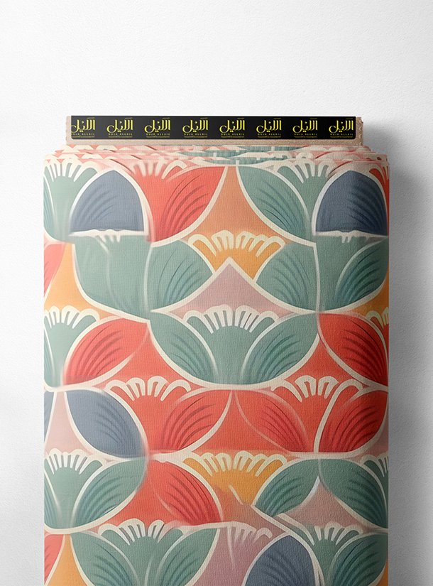 LAI02-0479_1-1.jpg Petal flower style with red,green colors - Image 1