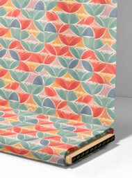 Petal flower style with red,green colors - Image 4