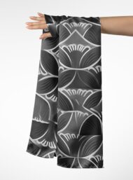 Flower others style with black,grey colors - Image 3