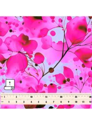 Leaf flower style with pink,green colors - Image 5