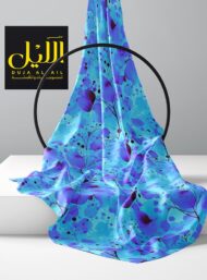 Leaf flower style with blue, purple colors - Image 2