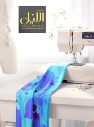 Leaf flower style with blue, purple colors - Image 7