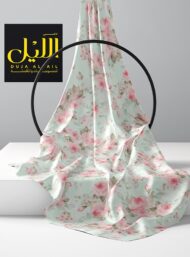 Bloom flower style with pink,green colors - Image 2