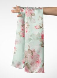 Bloom flower style with pink,green colors - Image 3