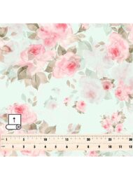 Bloom flower style with pink,green colors - Image 5