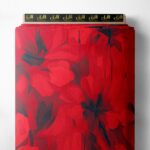 Petal flower style with red colors