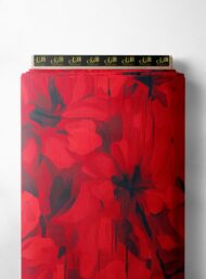 Petal flower style with red colors