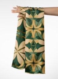 Flower mixed style with green,brown colors - Image 3