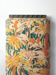 Leaf nature style with green,yellow colors