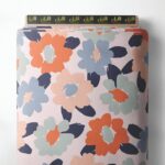 Petal flower style with blue,red colors