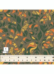 Leaf flower style with orange,green colors - Image 5