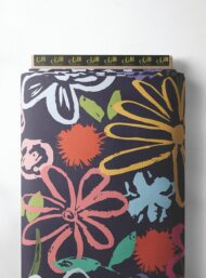 Bloom flower style with pink,yellow colors