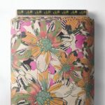 Petal flower style with pink,orange colors