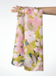 Bloom flower style with pink,green colors - Image 3