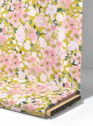 Bloom flower style with pink,green colors - Image 4