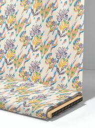 Leaf flower style with pink,green colors - Image 4