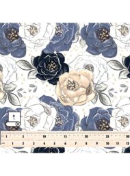 Petal flower style with white,blue colors - Image 5