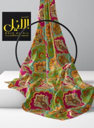 Petal flower style with red,green colors - Image 2