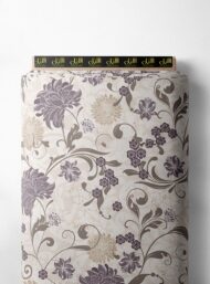 Bloom flower style with purple,grey colors