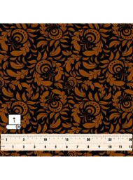 Leaf flower style with brown, black colors - Image 5