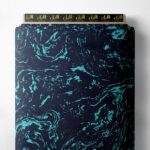 Fabric others style with blue, black colors