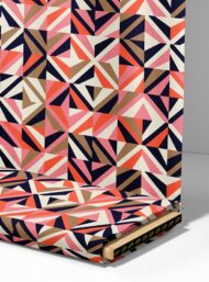 Shape geometric style with pink,red colors - Image 4