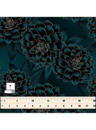 Petal flower style with black,green colors - Image 5