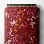 Leaf flower style with red,pink colors