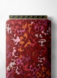 Leaf flower style with red,pink colors