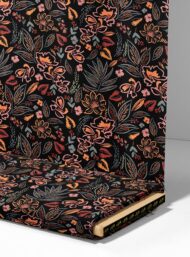 Leaf flower style with black,pink colors - Image 4