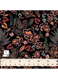 Leaf flower style with black,pink colors - Image 5