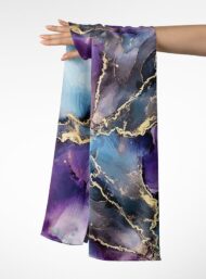 Marble abstract style with blue, purple colors - Image 3
