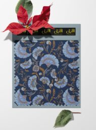 Petal flower style with blue,brown colors - Image 6