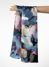 Bloom flower style with blue,pink colors - Image 3